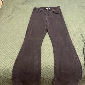Buckle brand Washed Black Flared Jeans